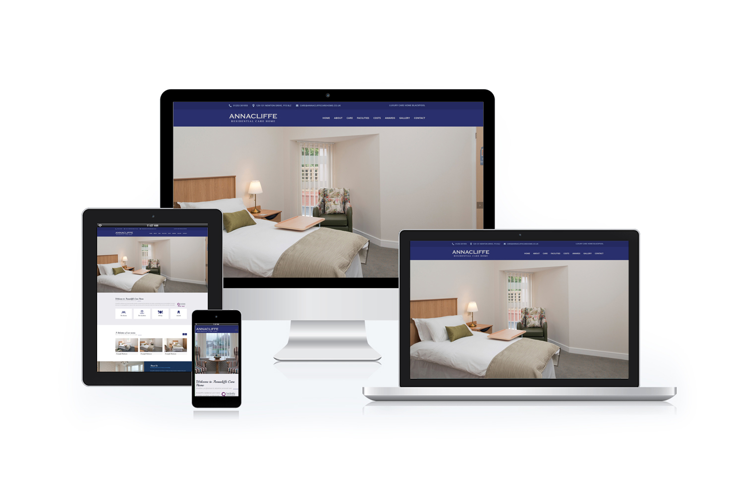 Annacliffe Care Home Netintelect Web Design Agency Lancashire