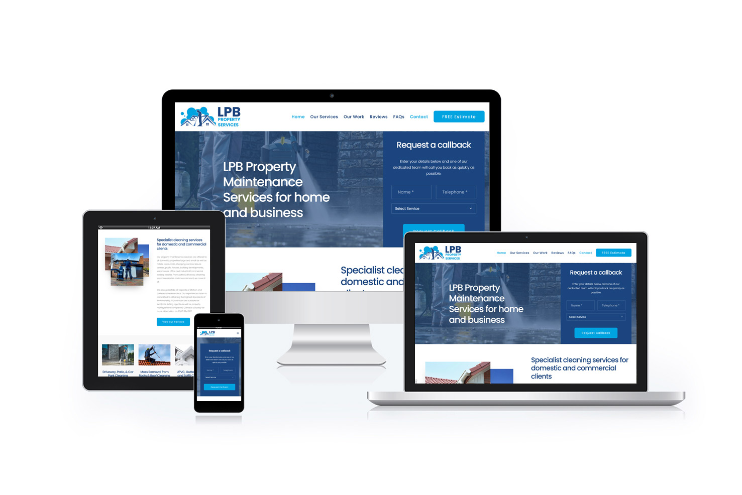 LPB Property Maintenance - Netintelect Web Design Agency Lancashire